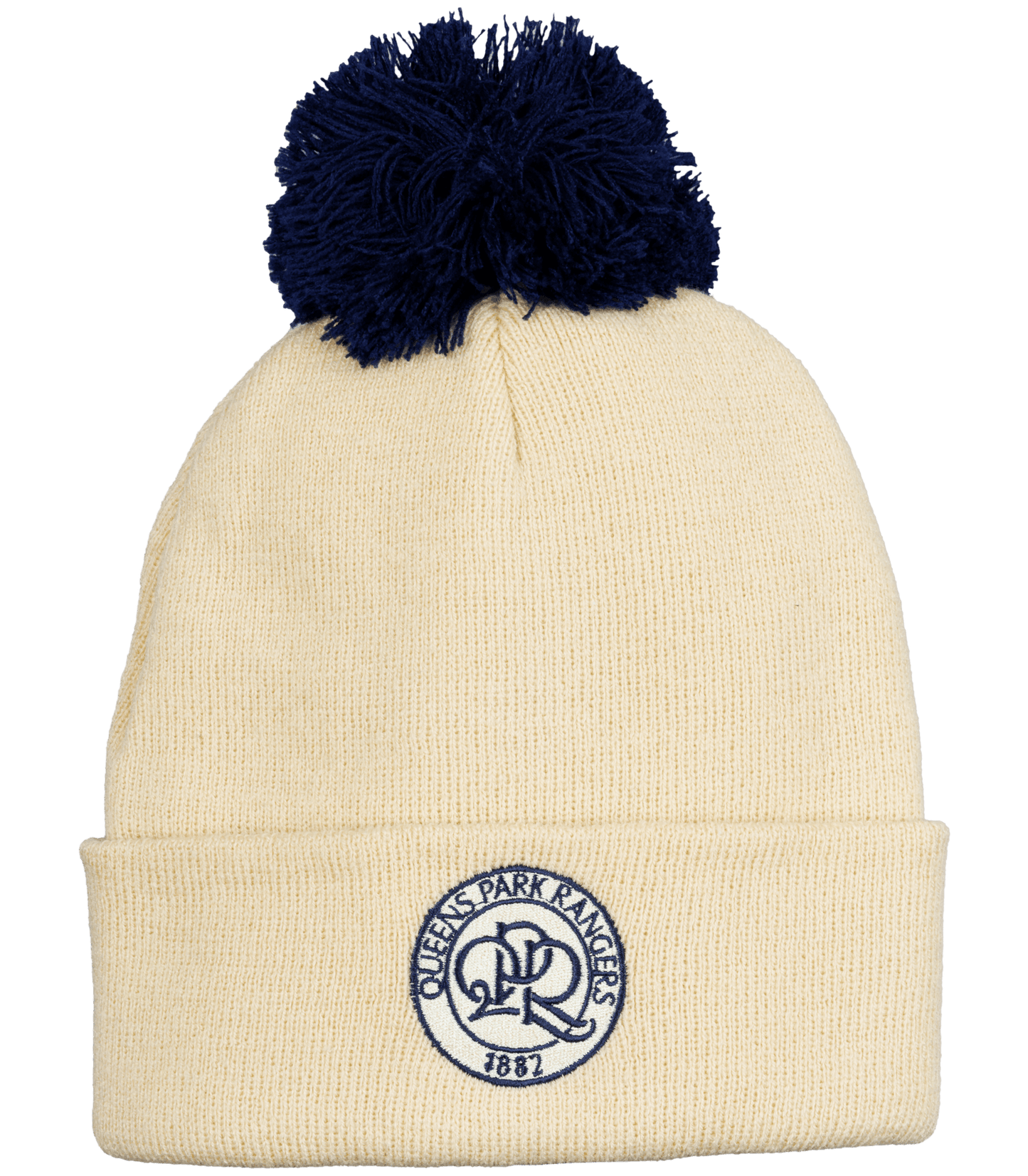 BEIGE BOBBLE HAT