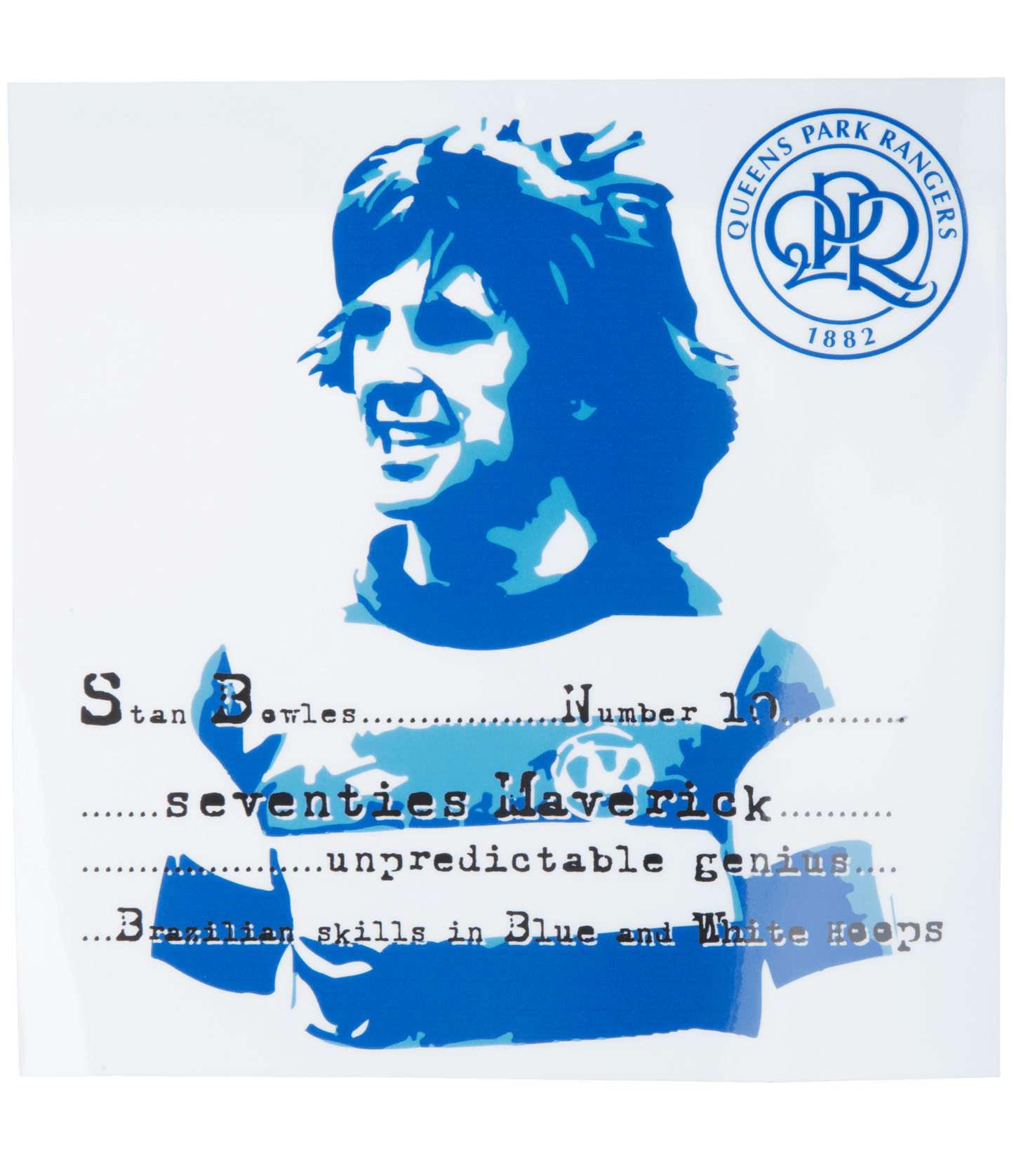 STAN BOWLES WINDOW STICKER