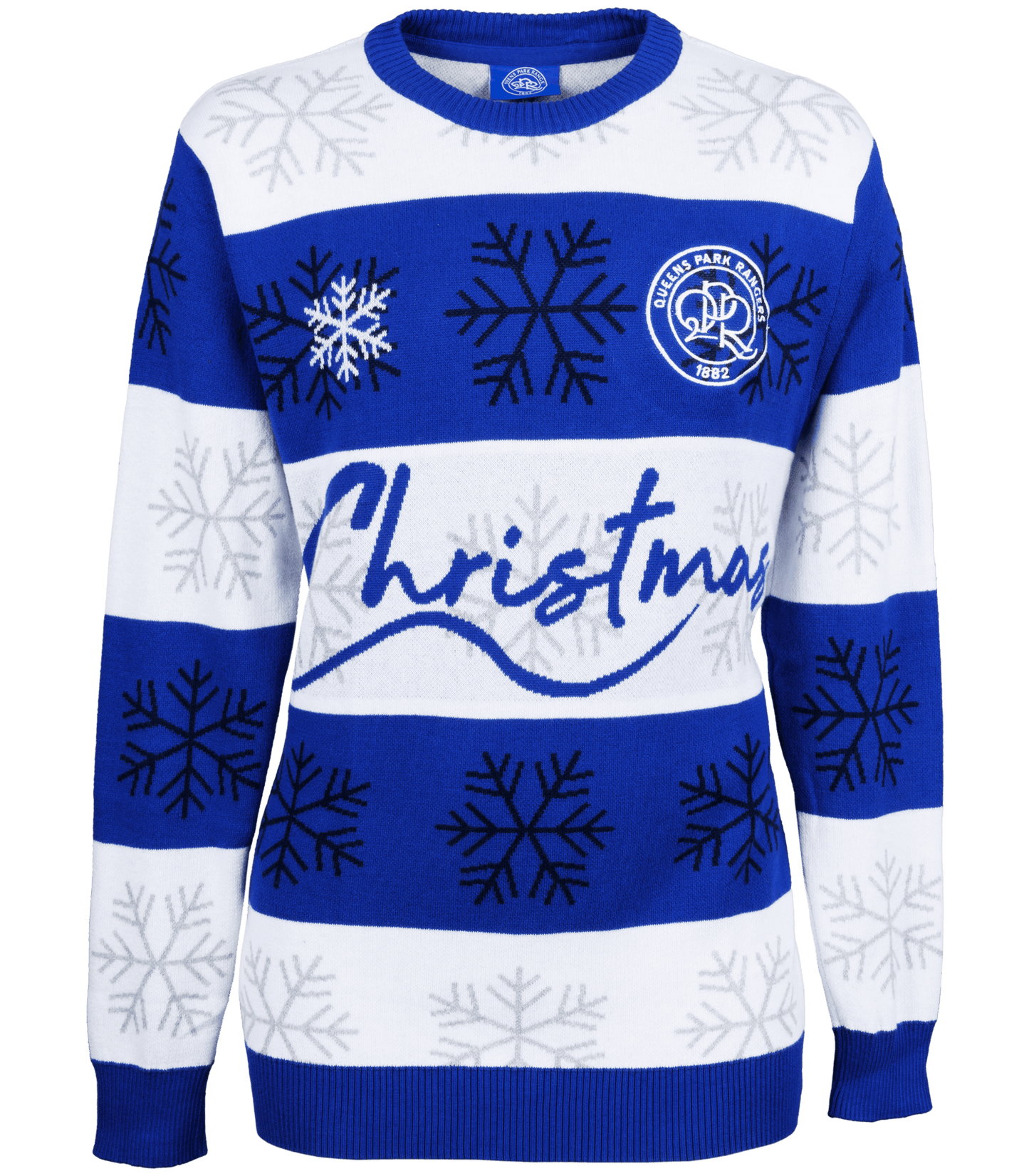 HOOPED CHRISTMAS JUMPER