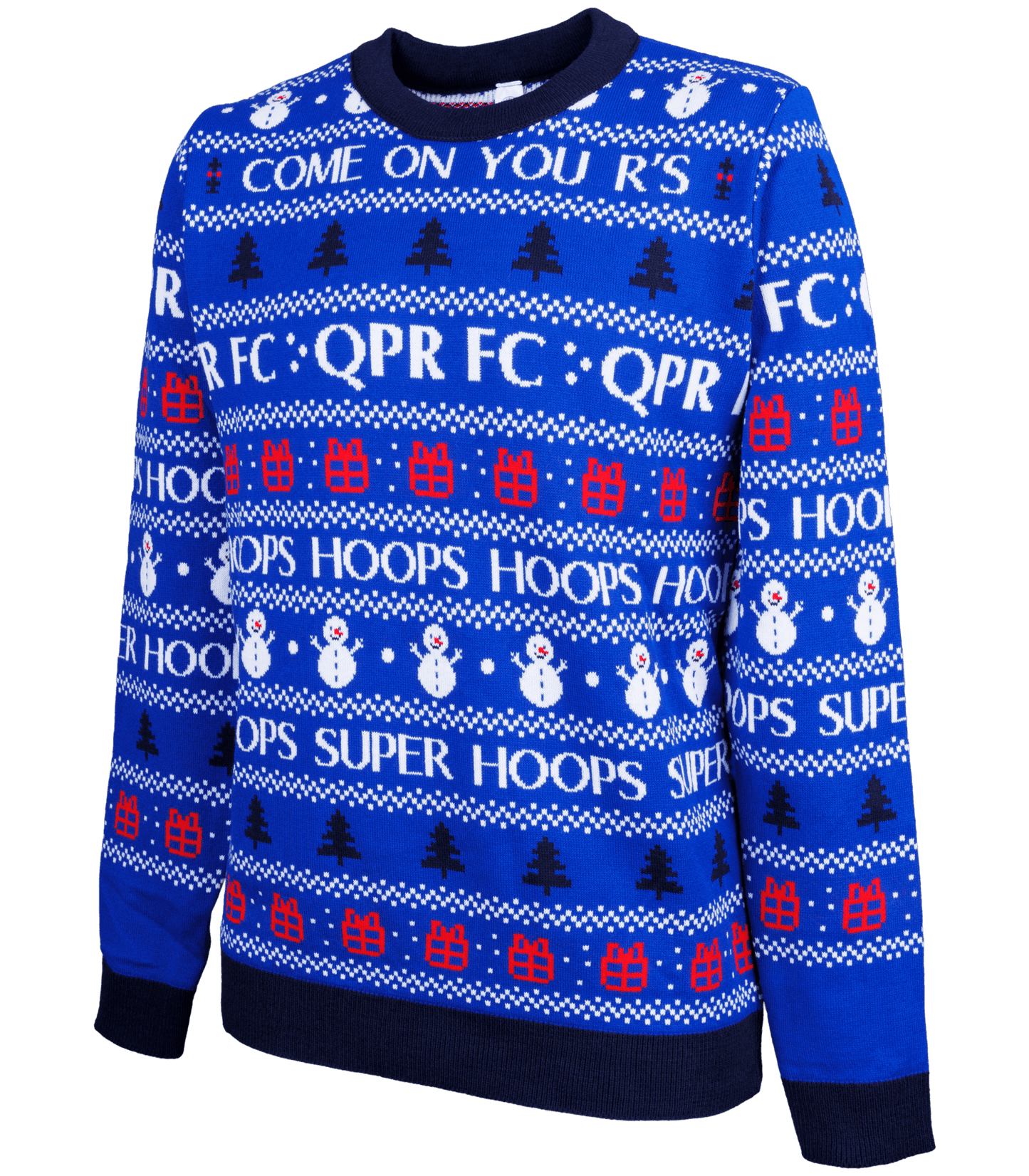 HOOPS HOOPS HOOPS ADULT CHRISTMAS JUMPER