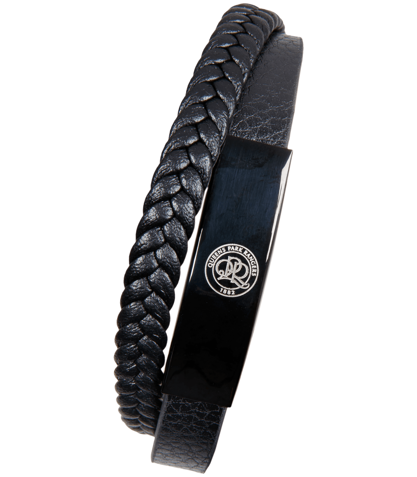 DOUBLE WRAP LEATHER AND STAINLESS STEEL BRACELET