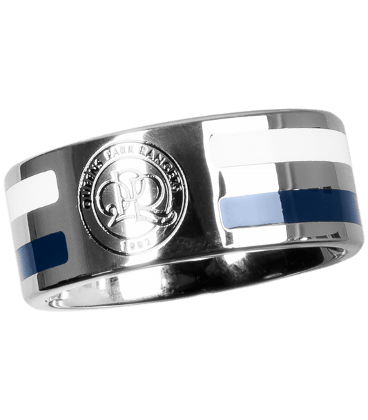 SMALL STAINLESS STEEL COLOURED BAND RING