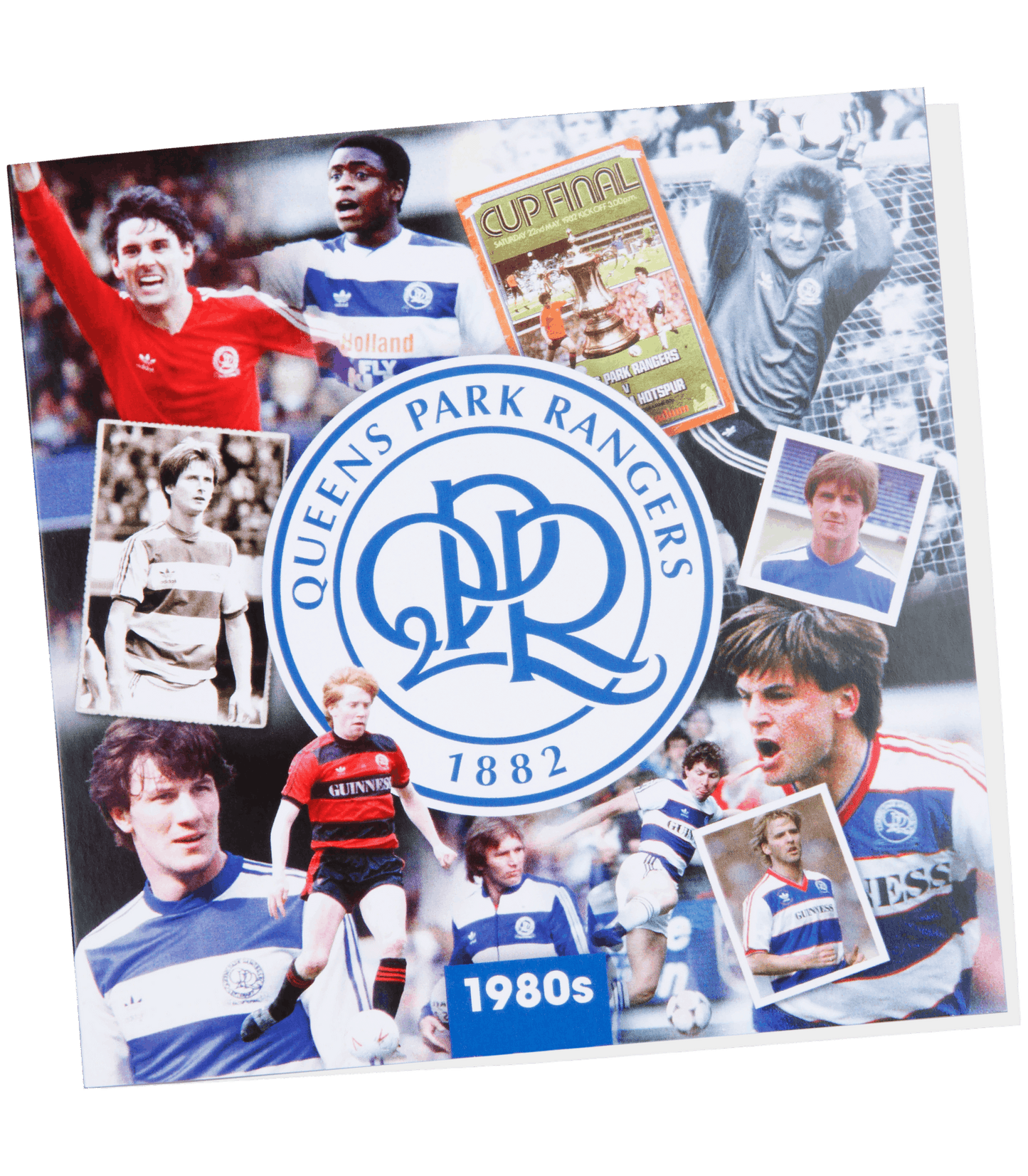 1980s MONTAGE GREETINGS CARD
