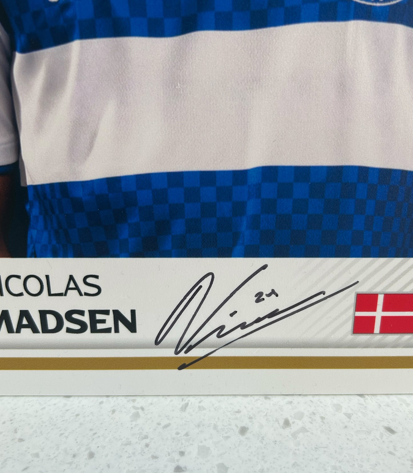 NICO MADSEN SIGNED PANINI CARD