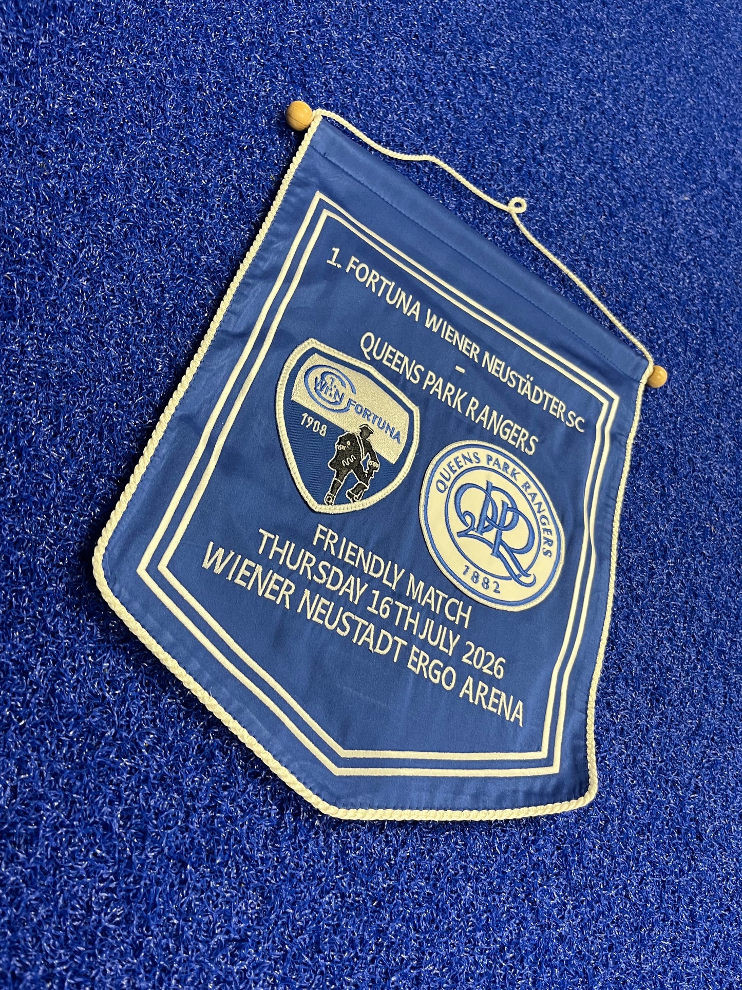 PENNANT FROM WIENER NEUSTADT PRE SEASON FRIENDLY