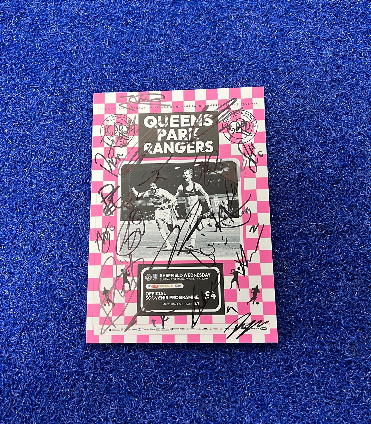 QPR VS SHEFFIELD WEDNESDAY PROGRAMME