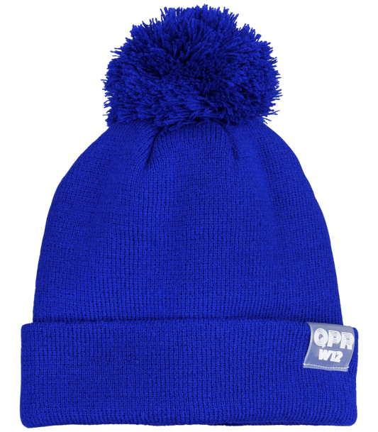 KIDS PLASTIC TAG BOBBLE HAT