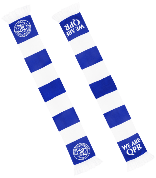 CREST WE ARE QPR BAR SCARF