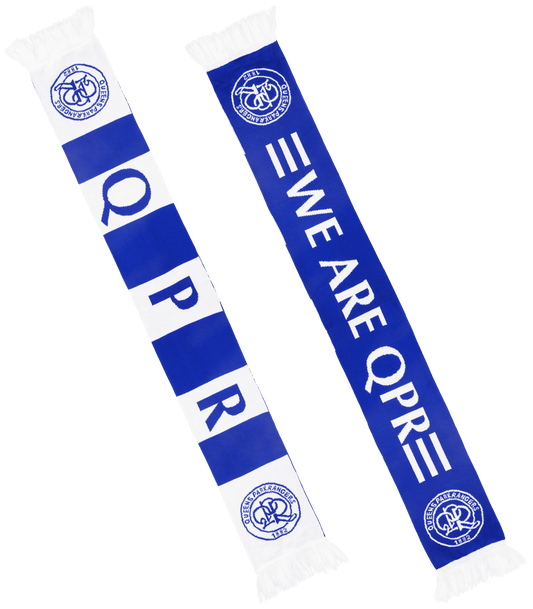 WE ARE QPR DOUBLE SIDED JAC SCARF
