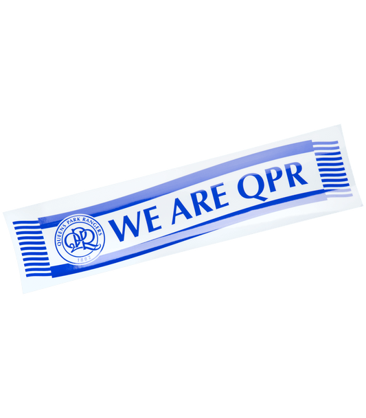WE ARE QPR CAR STICKER