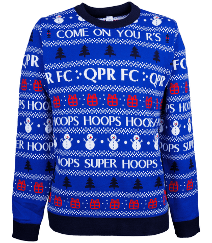 HOOPS HOOPS HOOPS ADULT CHRISTMAS JUMPER