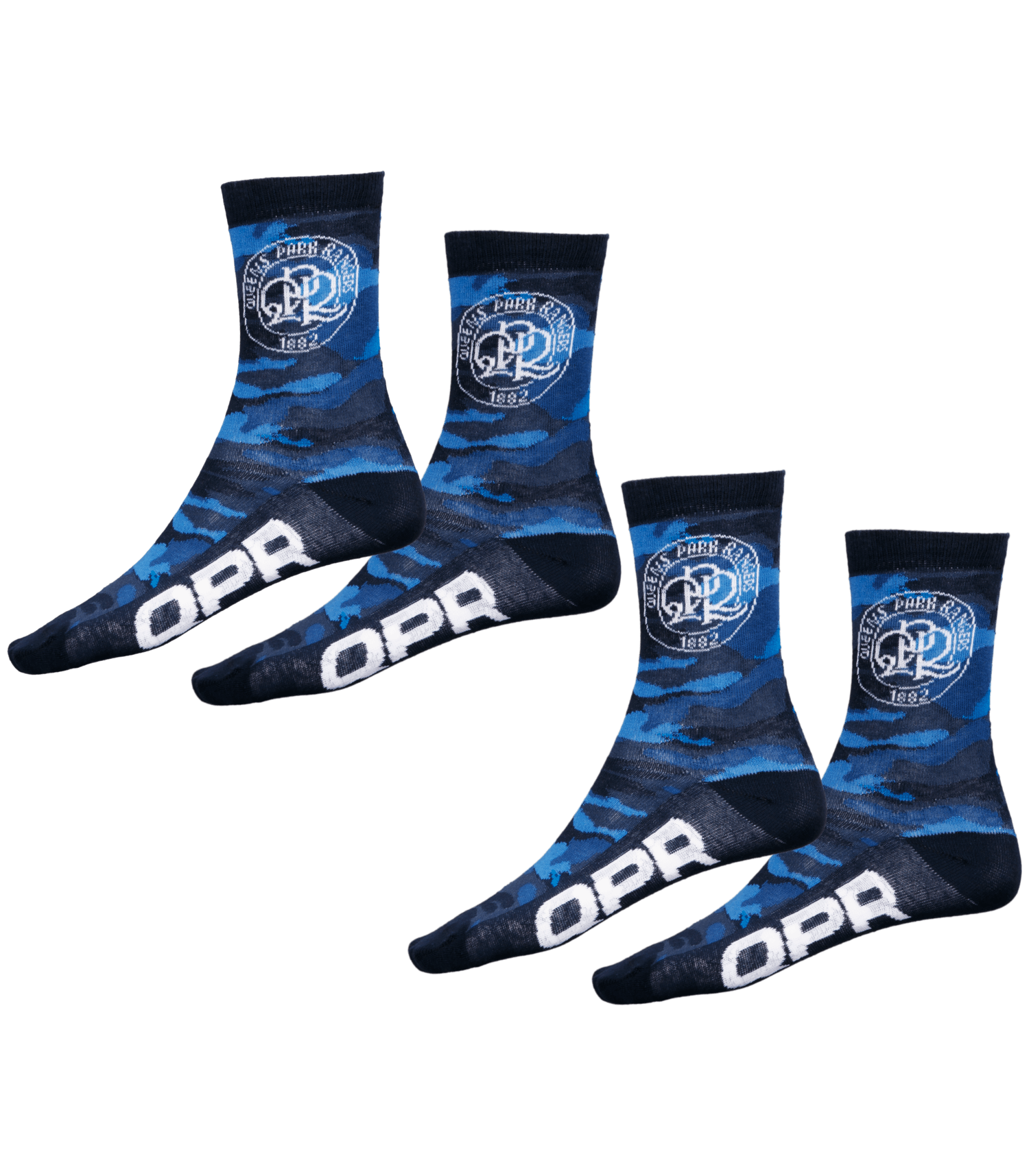 2 PACK JUNOR CAMOUFLAGE SOCKS – QPR Official Store