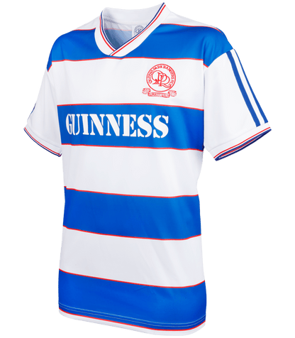 QPR WHITE GUINNESS RED CREST HOME SHIRT