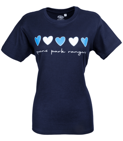 LADIES HEART QPR TEE