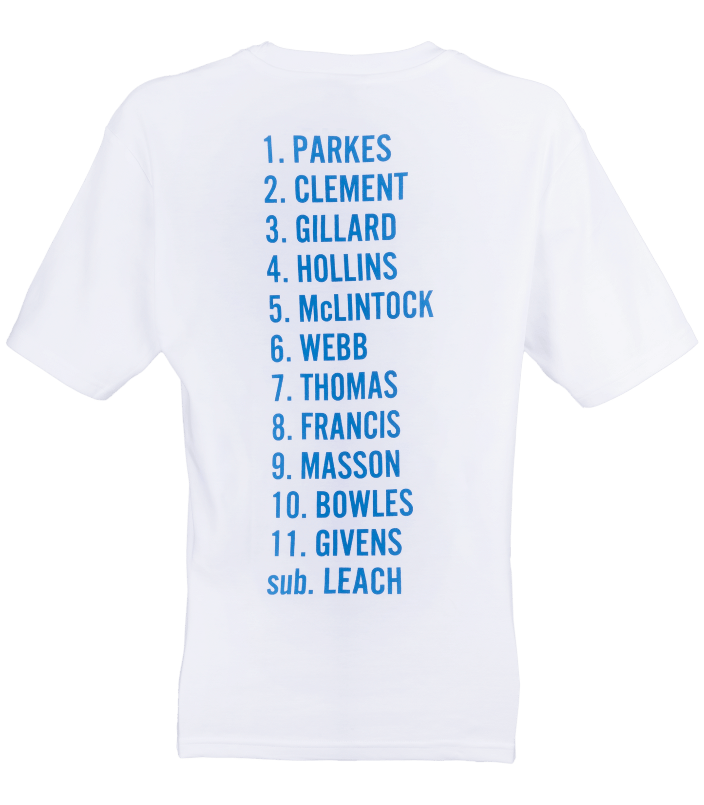 75/76 TEAM SHEET TEE