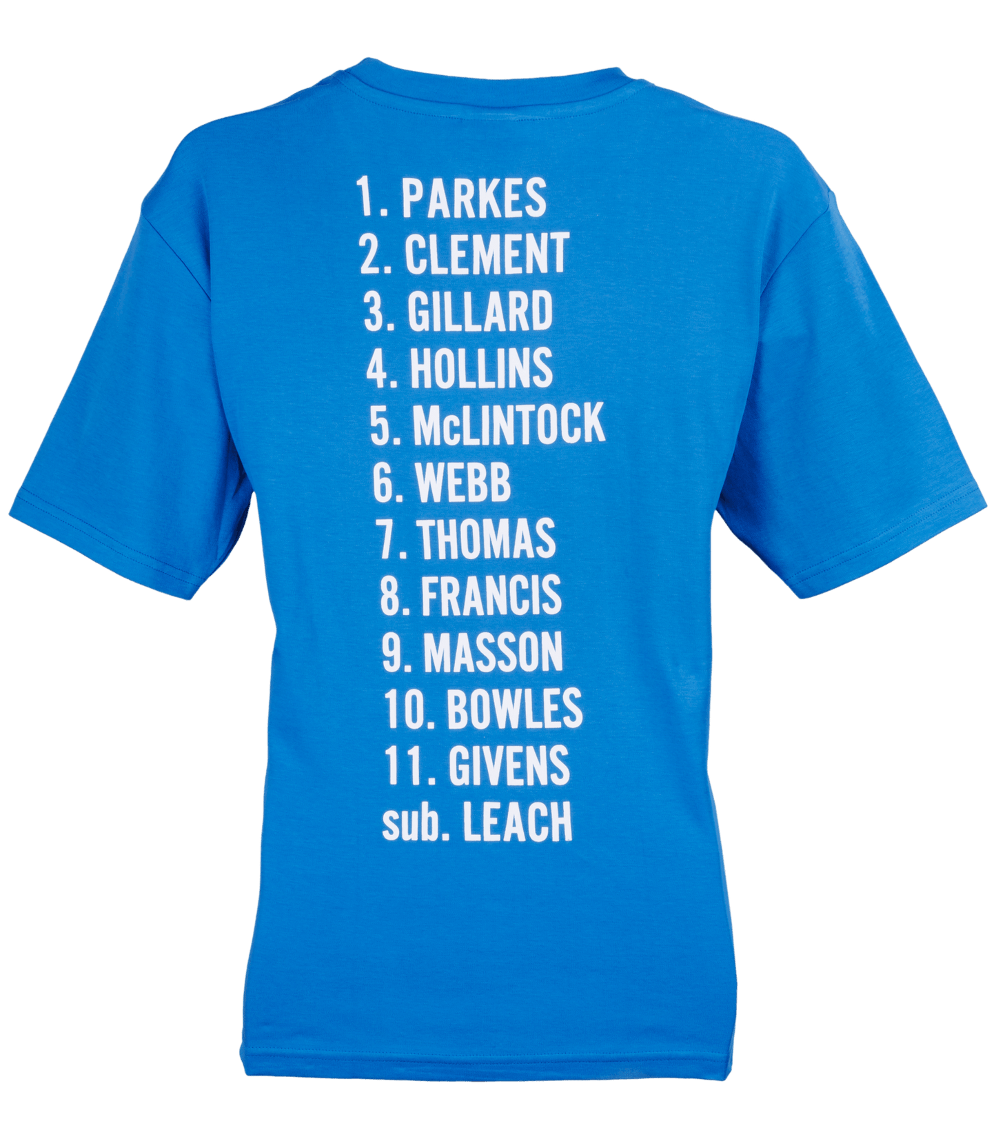 75/76 TEAM SHEET TEE
