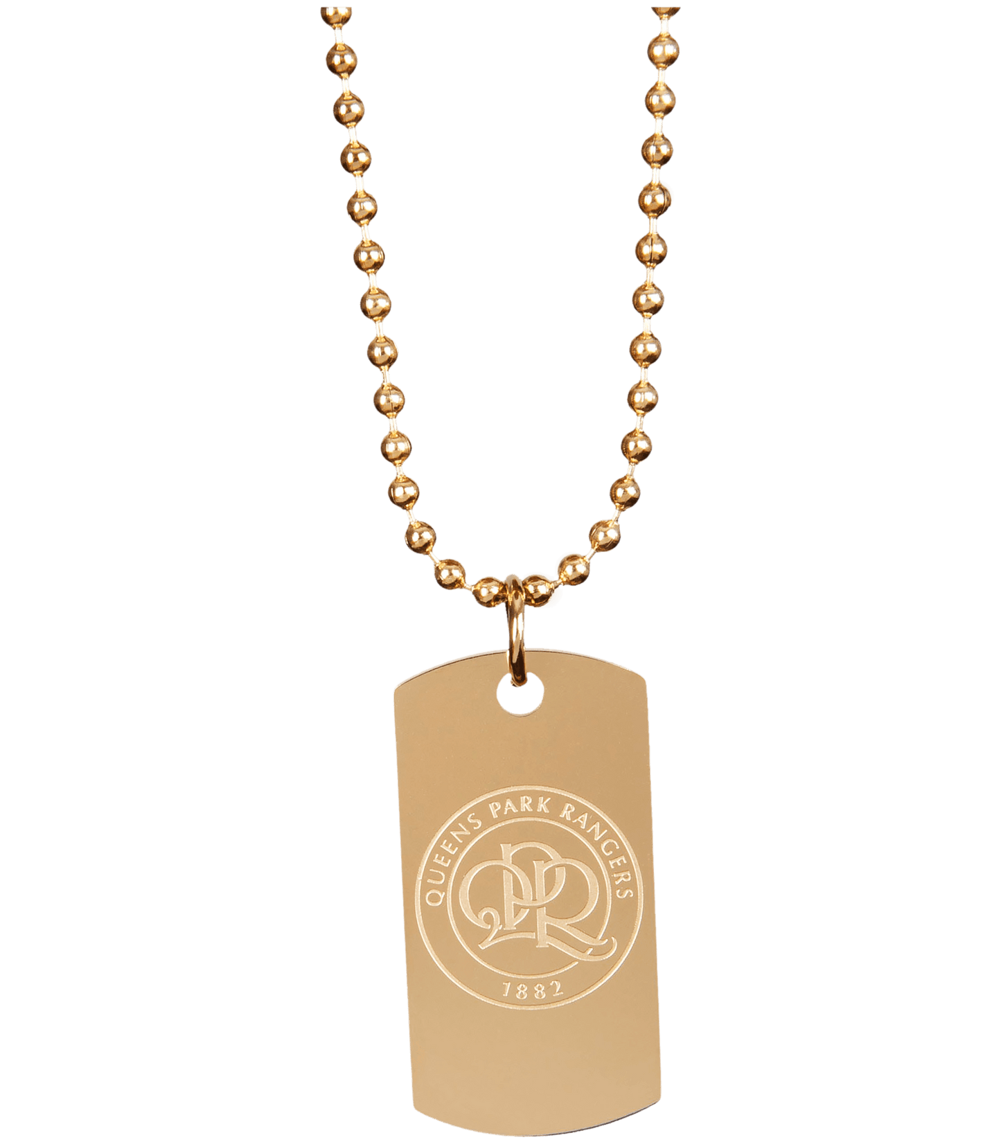 GOLD PLATED DOG TAG AND CHAIN