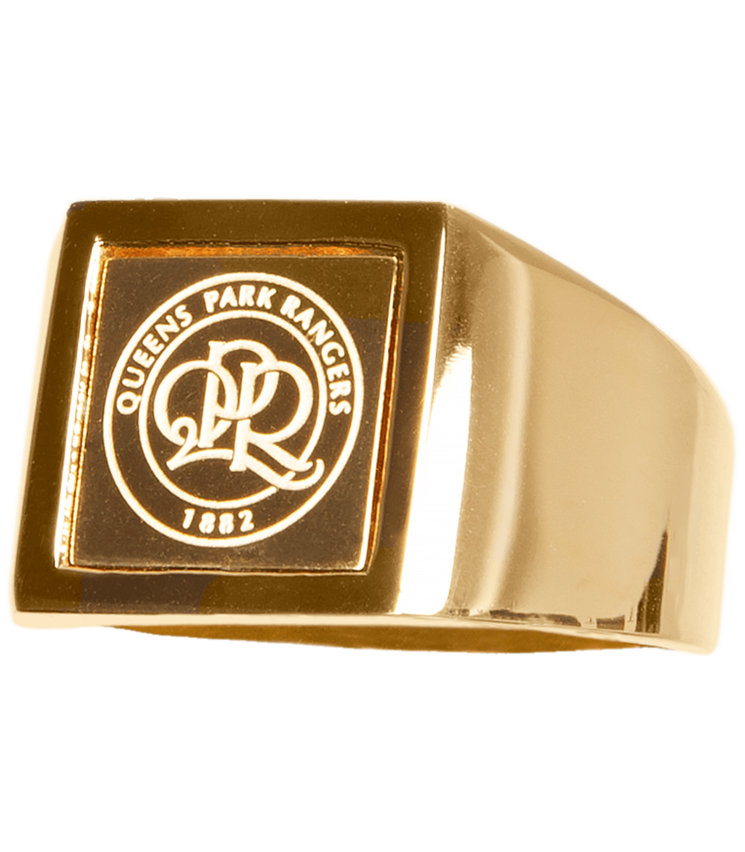 LARGE GOLD PLATED SIGNET RING – QPR Official Store