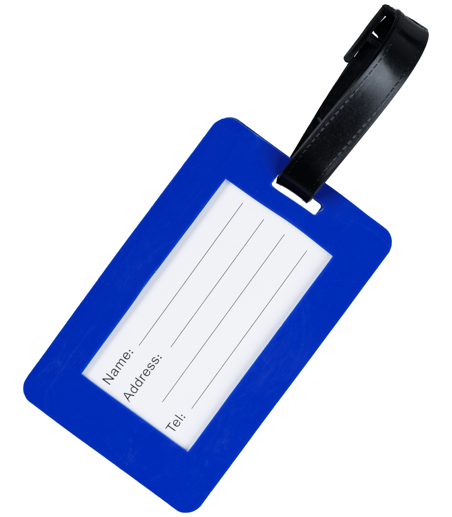 Luggage tag pvc on sale