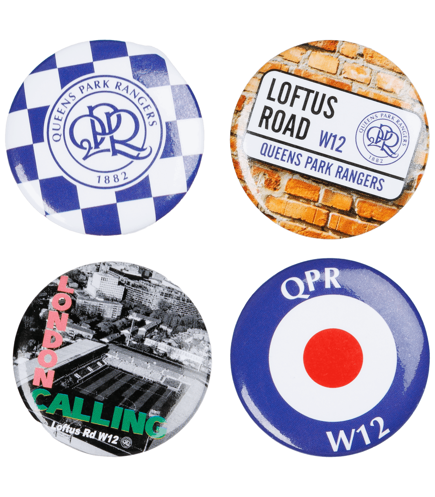 4 PACK BUTTON BADGE – QPR Official Store