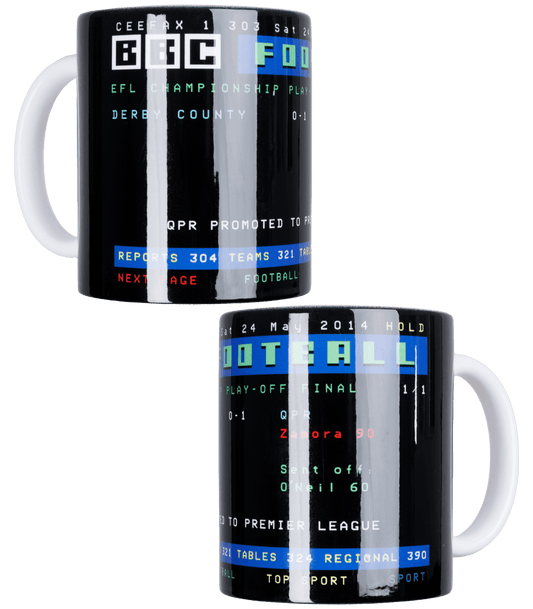 CEEFAX PLAY OFF FINAL MUG ZAMORA