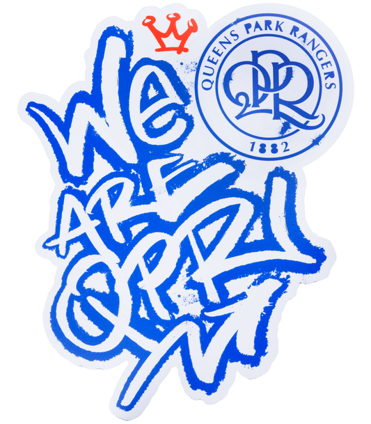 FOAMEX WE ARE QPR GRAFFITTI SIGN