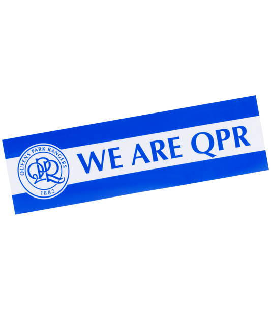 WE ARE QPR CAR STICKER