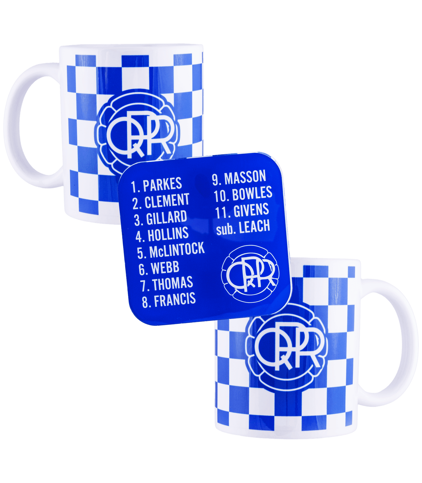 75/76 MUG AND COASTER SET