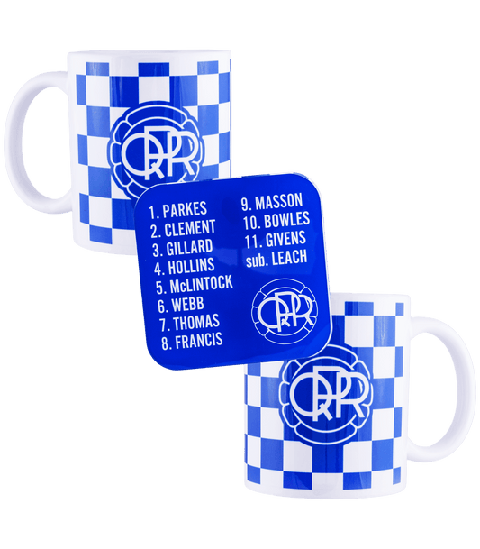 75/76 MUG AND COASTER SET