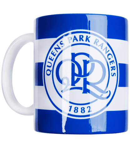 HOOPED CREST MUG