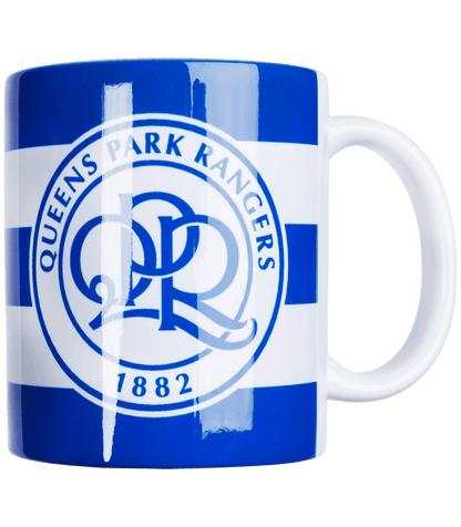 HOOPED CREST MUG