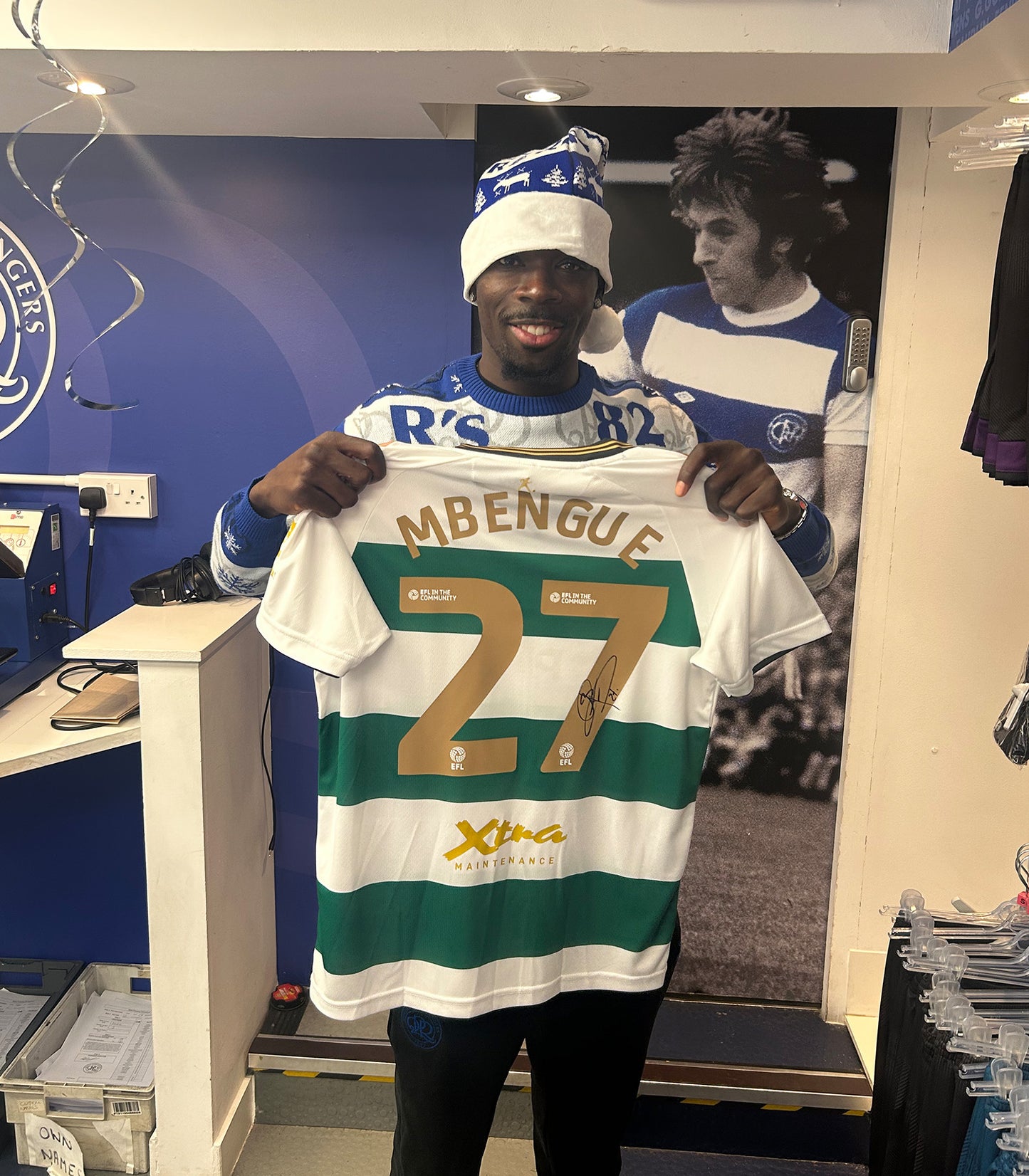 MBENGUE PRINTED AND SIGNED SHIRT