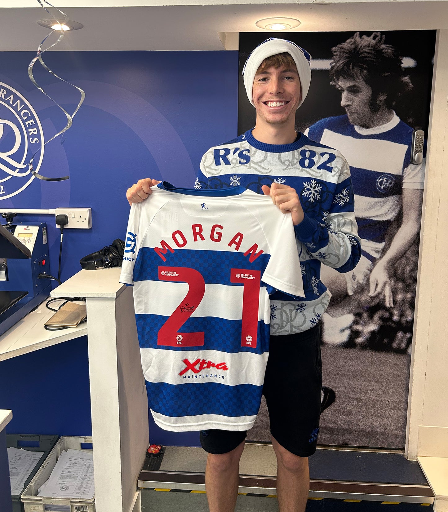 MORGAN PRINTED AND SIGNED SHIRT