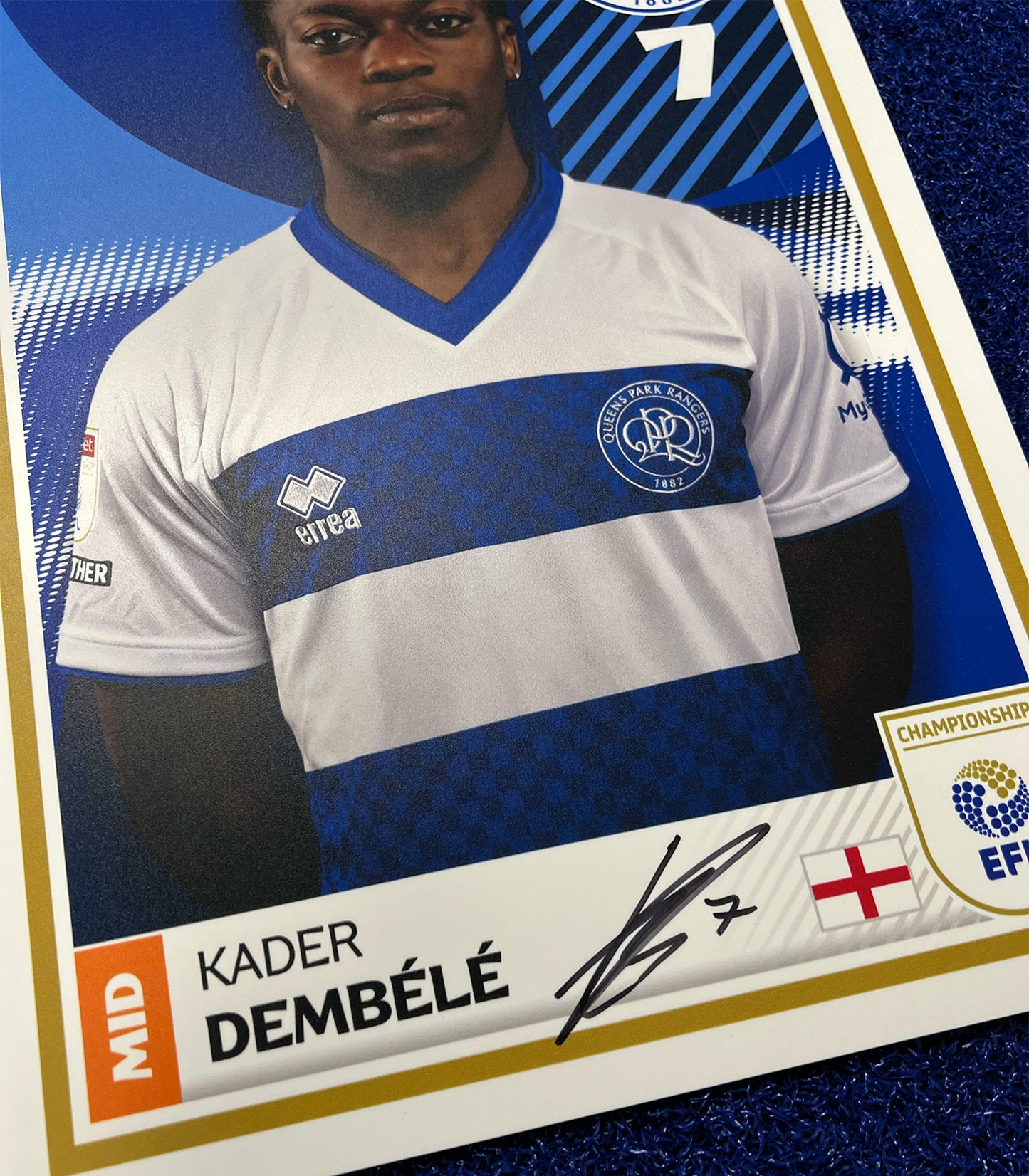 KADER DEMBELE SIGNED PANINI CARD