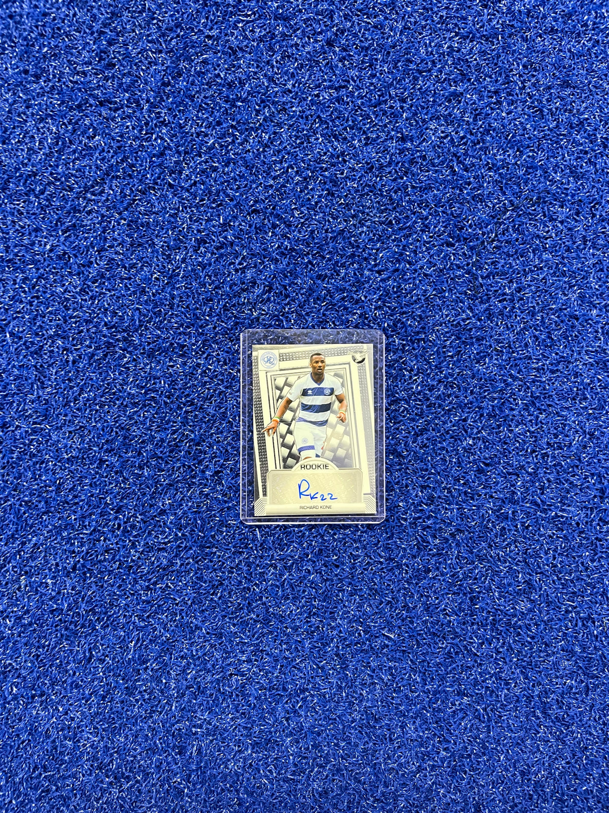 SIGNED RICHARD KONE ROOKIE EFL PANINI CARD