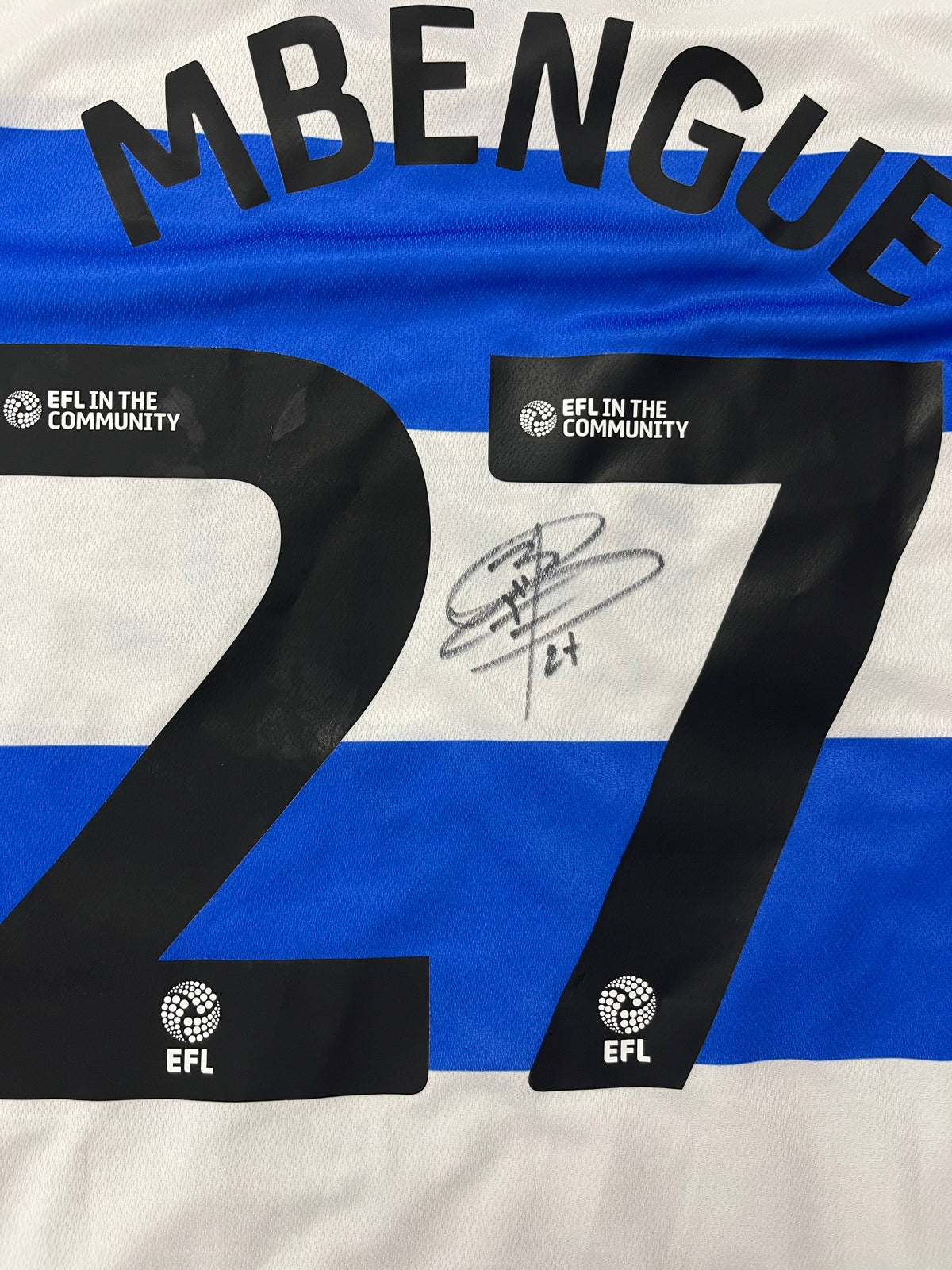 26/27 SIGNED AMADOU MBENGUE HOME SHIRT