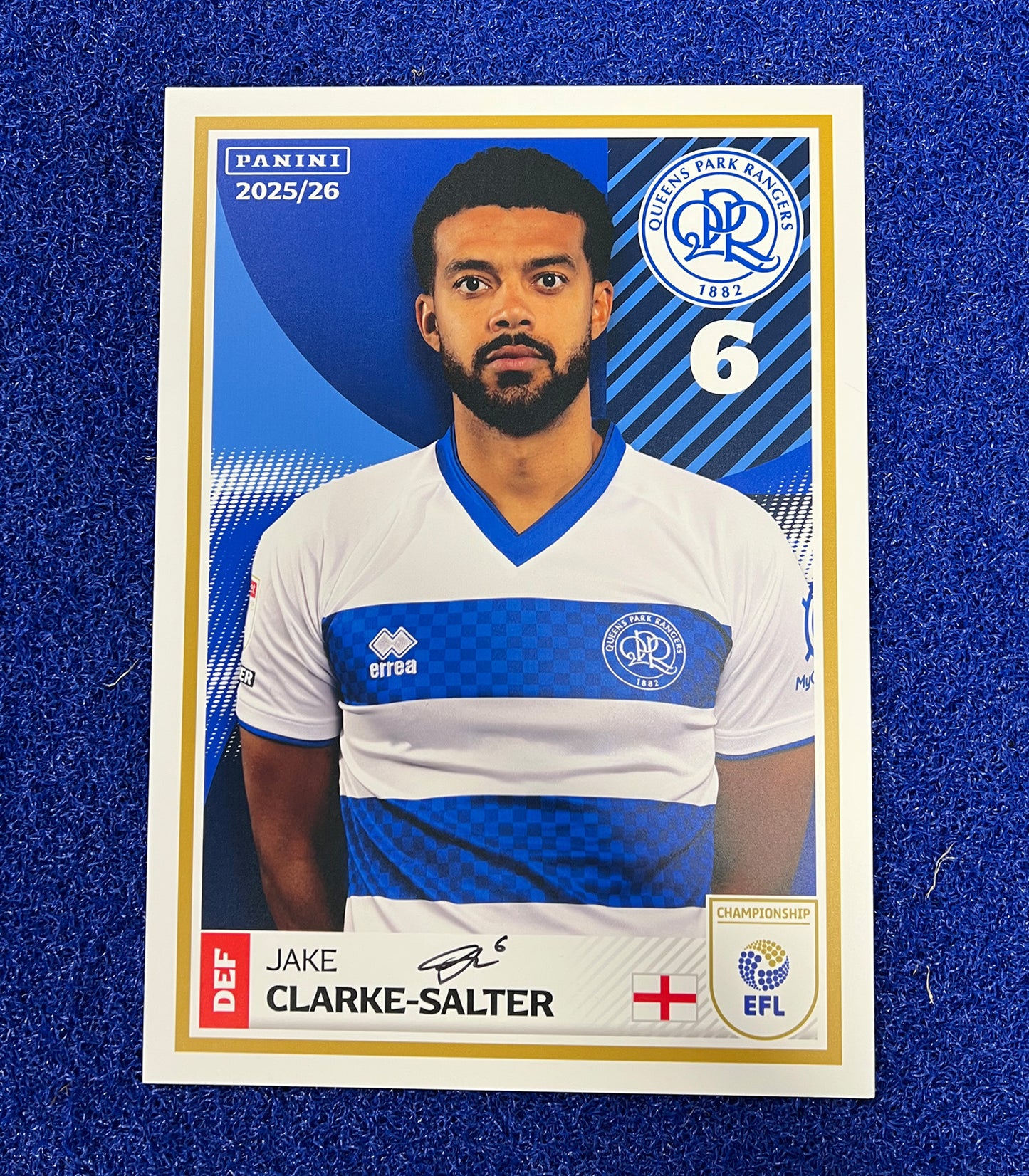 JAKE CLARKE-SALTER SIGNED PANINI CARD