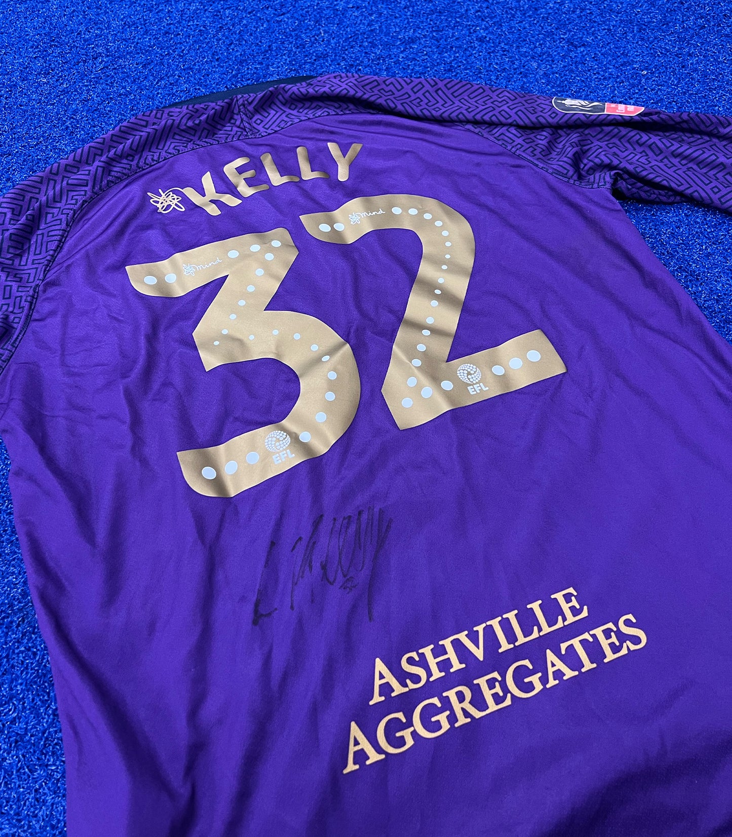 LIAM KELLY SIGNED 2019/20 GOALKEEPER SHIRT