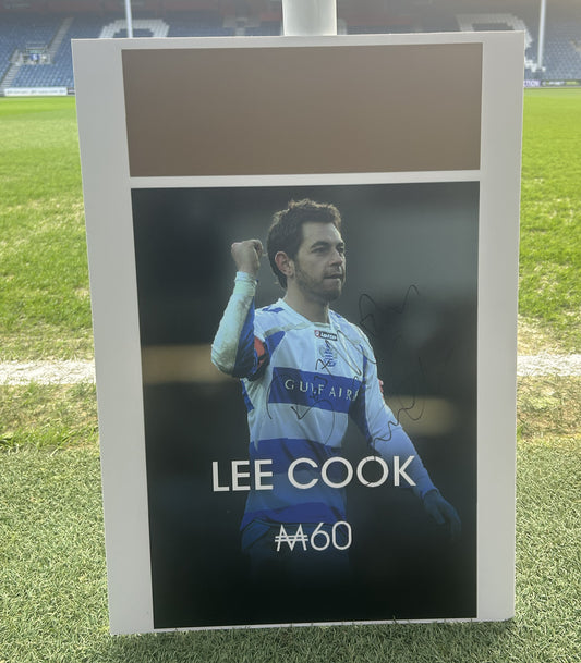 LEE COOK SIGNED MONOPOLY CARD