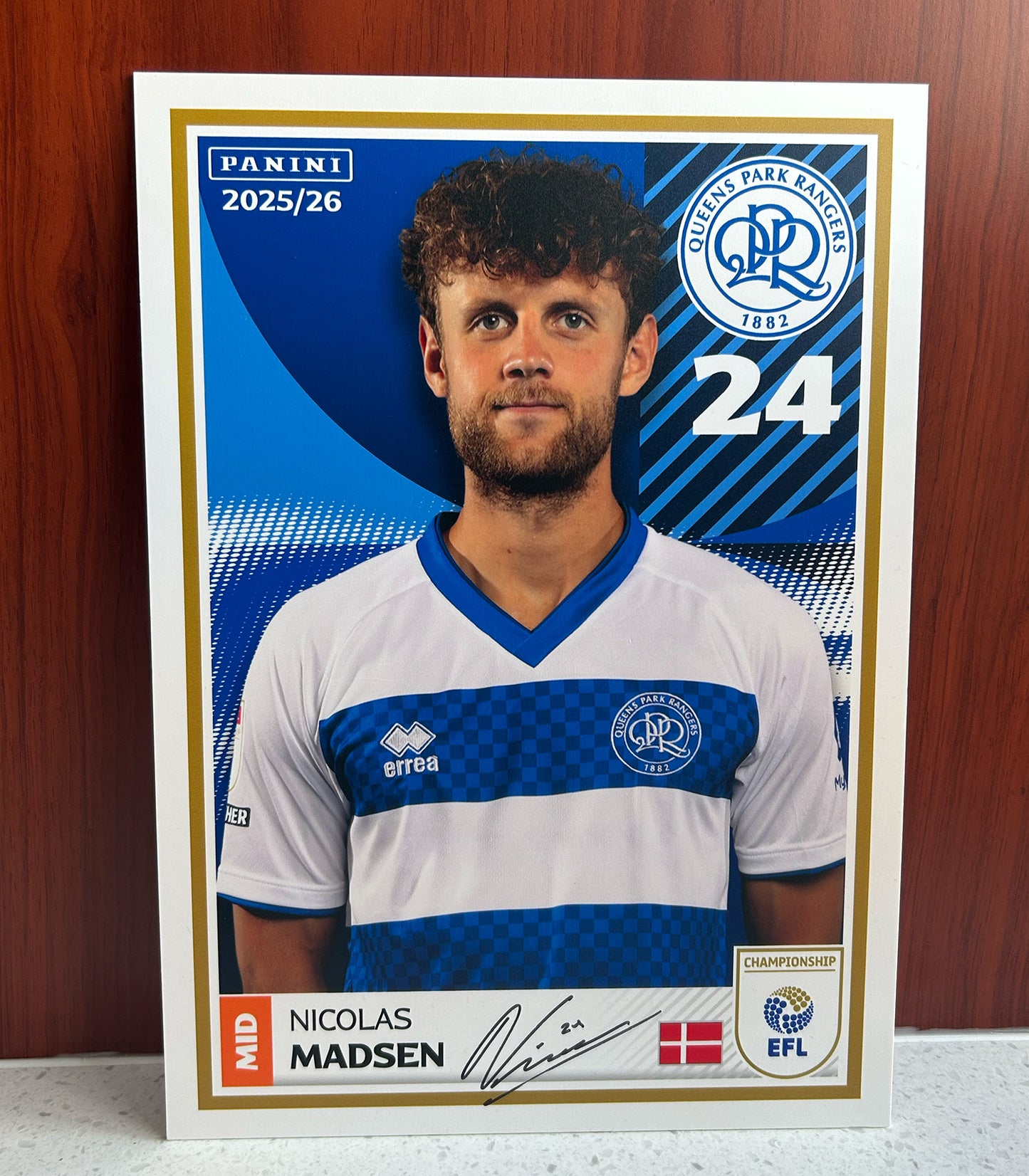 NICO MADSEN SIGNED PANINI CARD