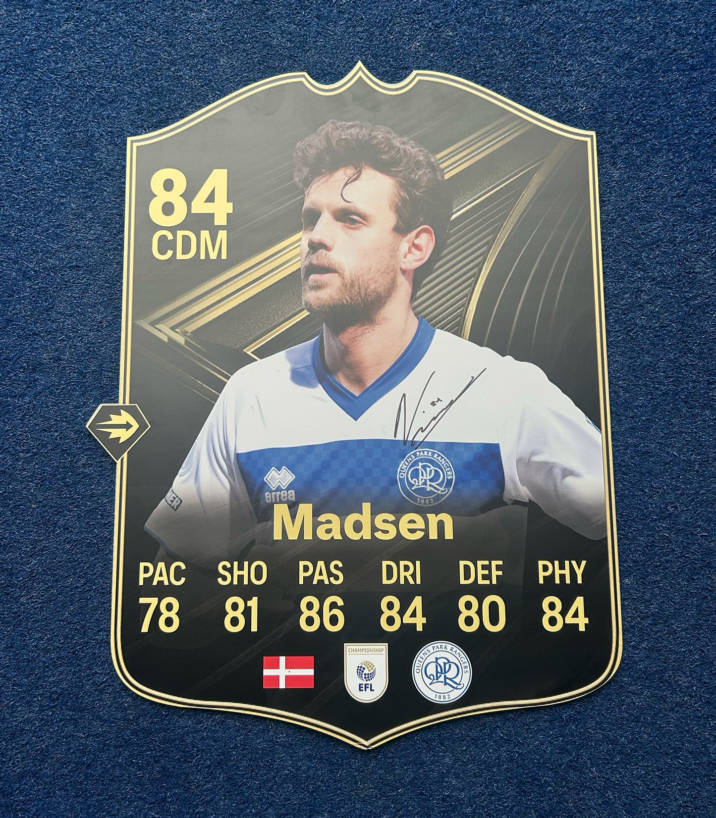 NICO MADSEN SIGNED TEAM OF THE WEEK CARD