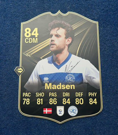 NICO MADSEN SIGNED TEAM OF THE WEEK CARD