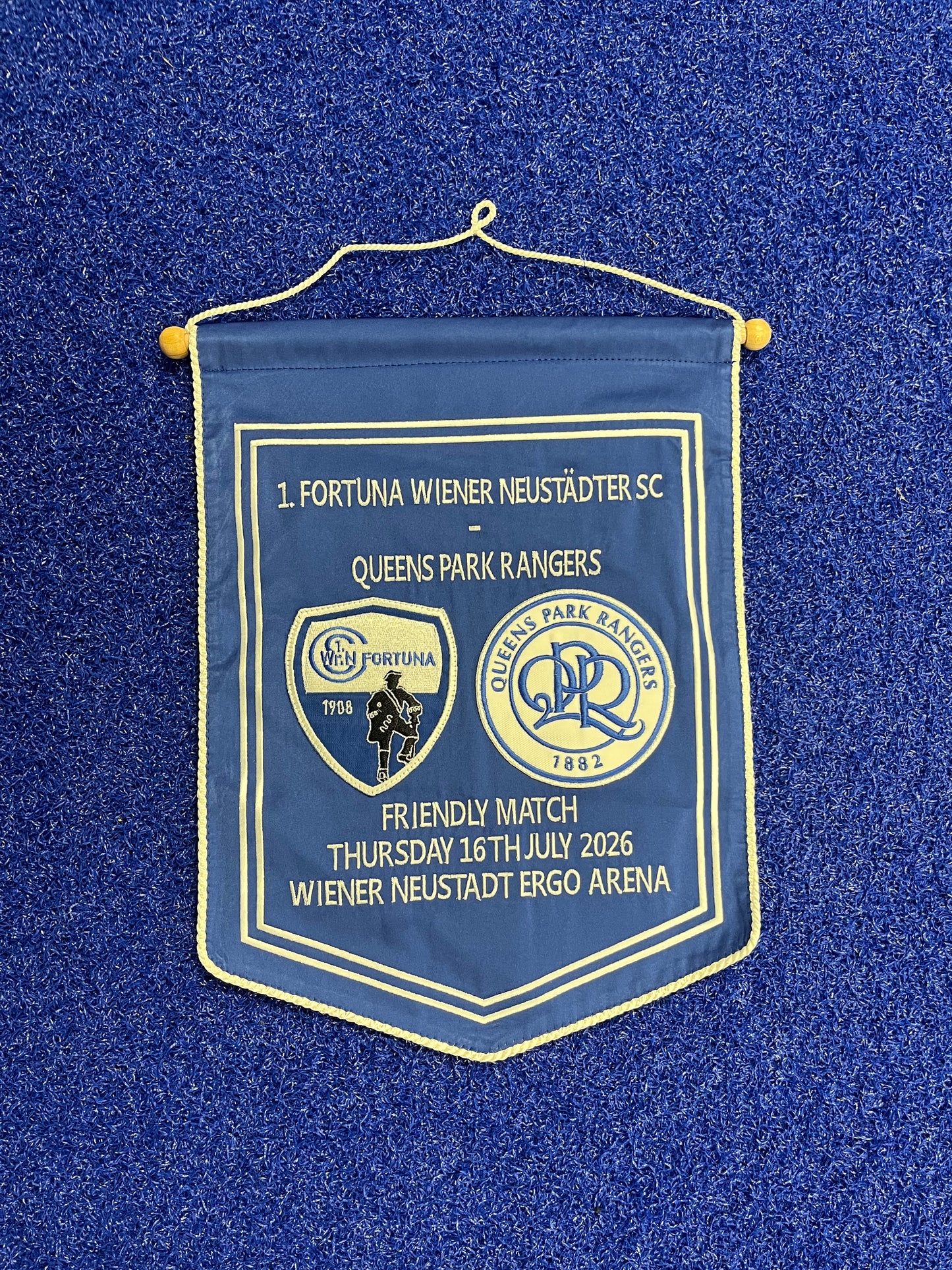 PENNANT FROM WIENER NEUSTADT PRE SEASON FRIENDLY