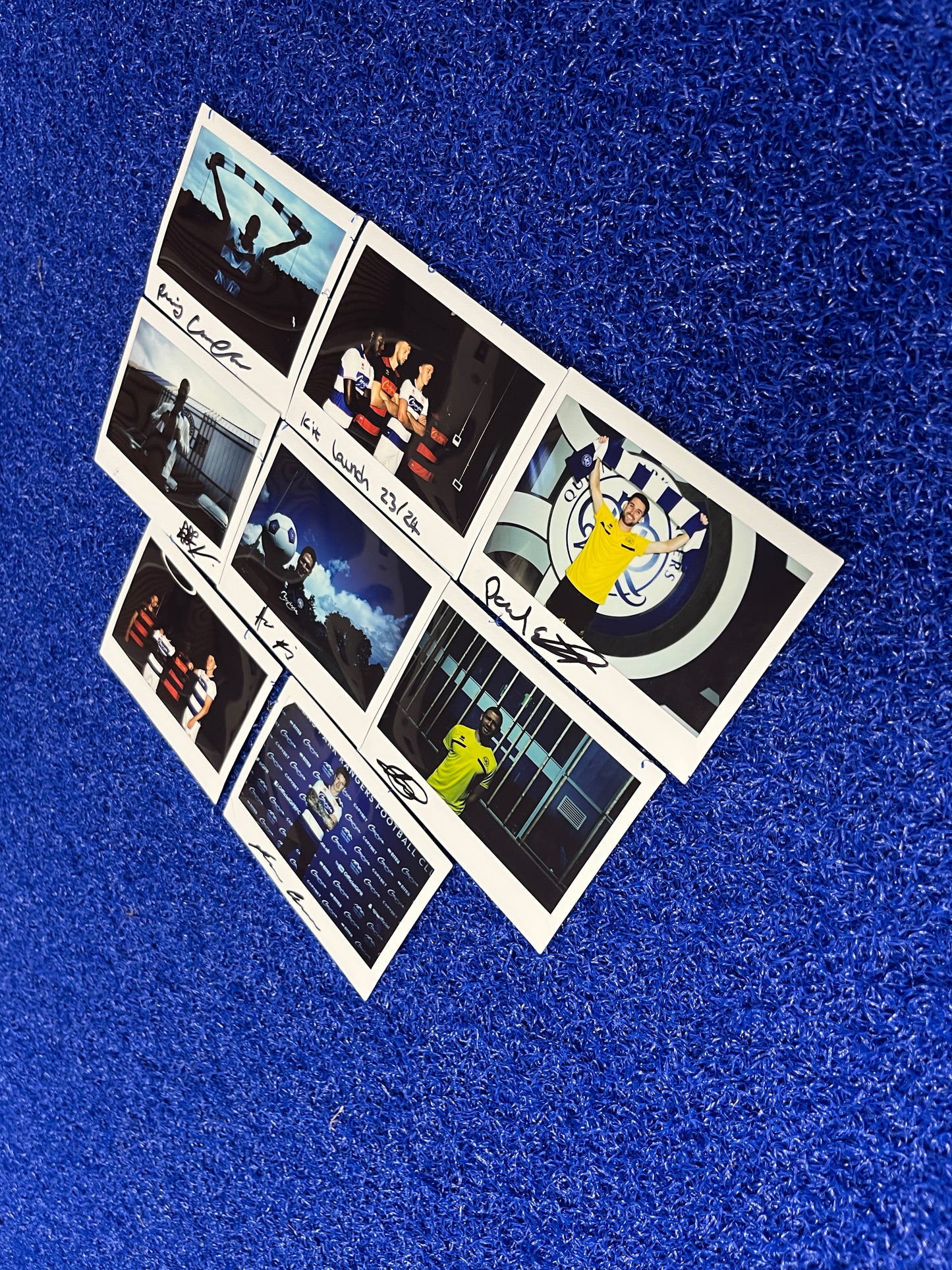 COLLECTION OF QPR SIGNED POLAROIDS