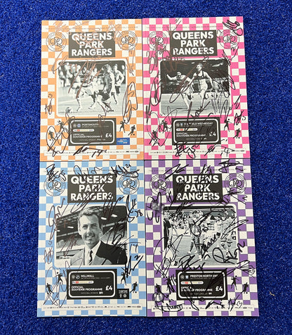 SIGNED PROGRAMME X 4