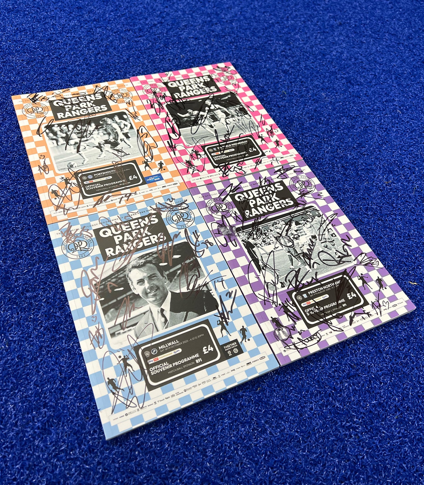 SIGNED PROGRAMME X 4