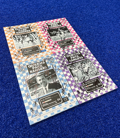 SIGNED PROGRAMME X 4