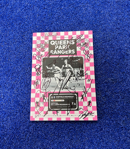 QPR VS SHEFFIELD WEDNESDAY PROGRAMME
