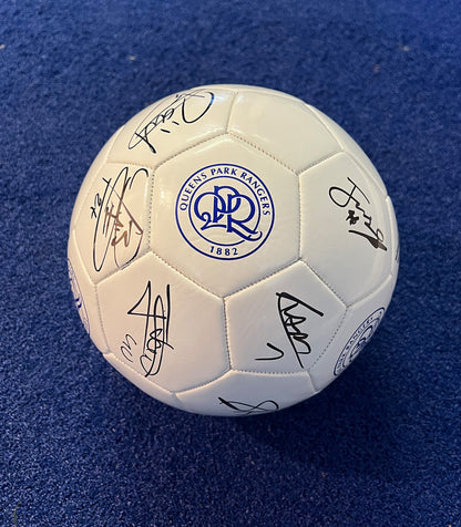 QPR SIGNED FOOTBALL BY 25/26 SQUAD