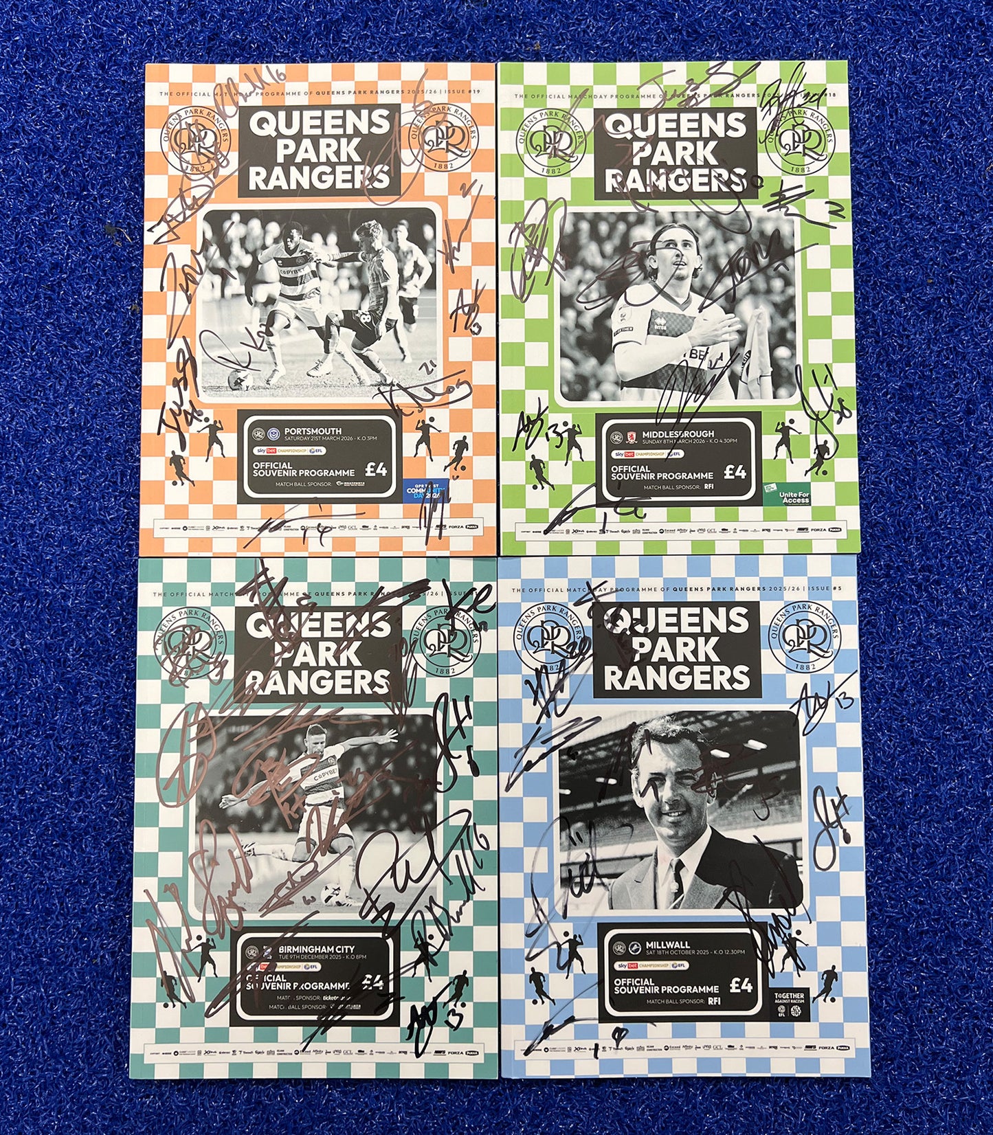 SIGNED PROGRAMME SET